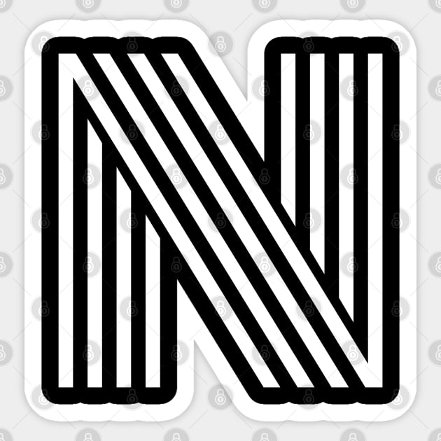 Alphabet N (Uppercase letter n), Letter N Sticker by maro_00